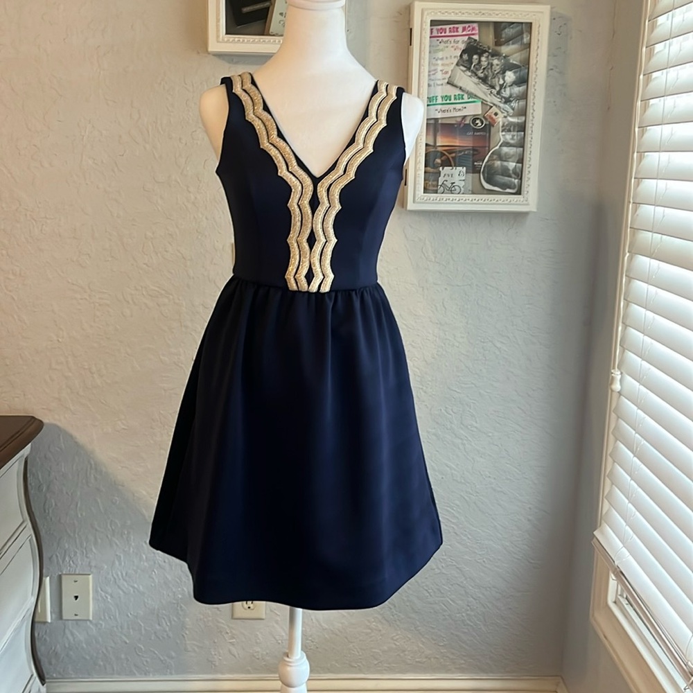 Lilly Pulitzer True Navy Harper Dress